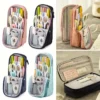 Random Large Capacity Oxford Cloth Pencil Case