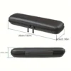 9e473ef4-3cf2-4148-bf44-466a7e59afc9.webp 1pc Black Pencil Holder Pen Case EVA Hard Shell Stylus Earphone Pouch Stationery Cover Box Makeup Storage Bag Office Use