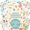 d3bc7444-d637-4cfc-b59b-24161f204477.webp 1213pcs Scrapbook Stickers Decals Fantasy Paper Stickers